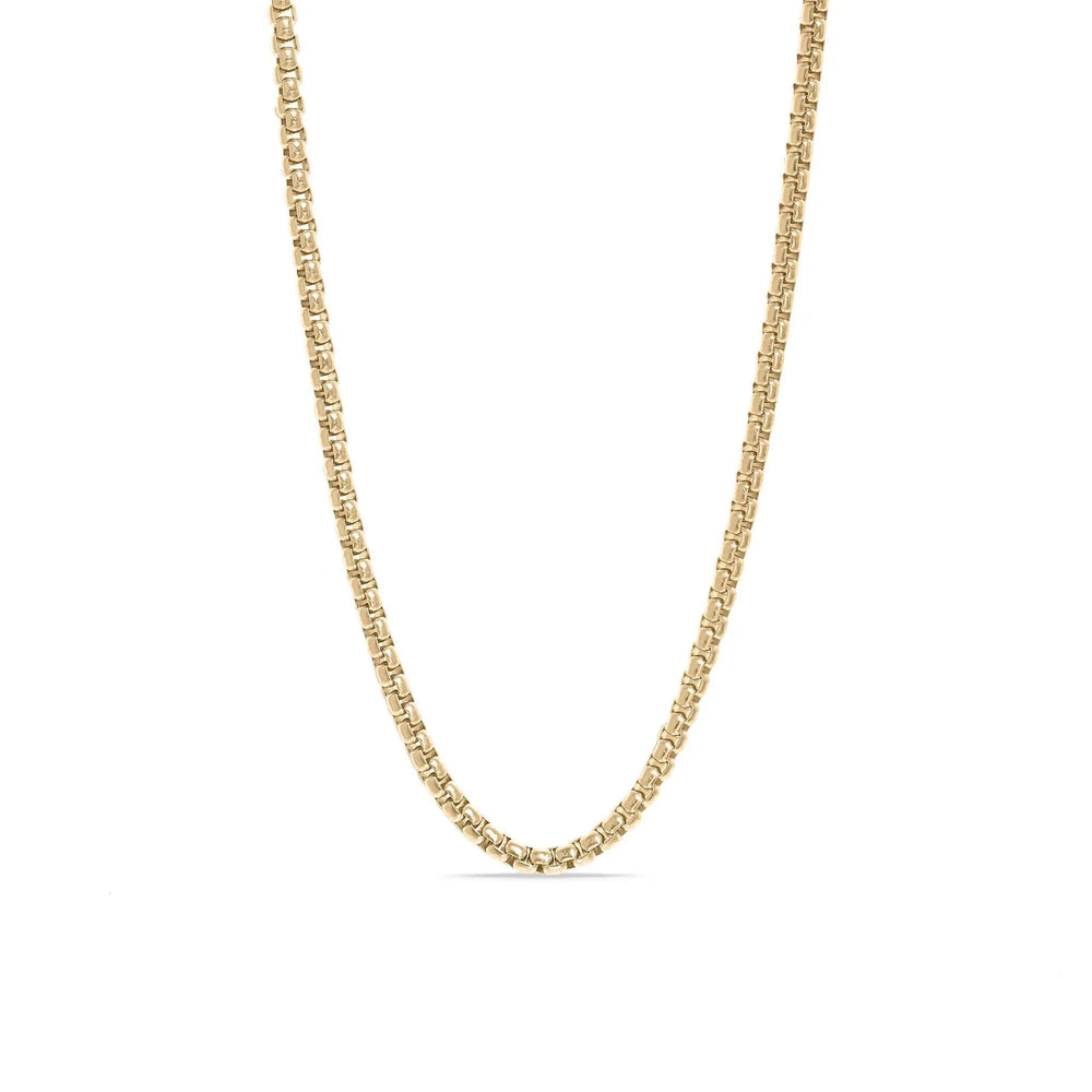 Stainless Steel Rounded Box Chain - LECCE