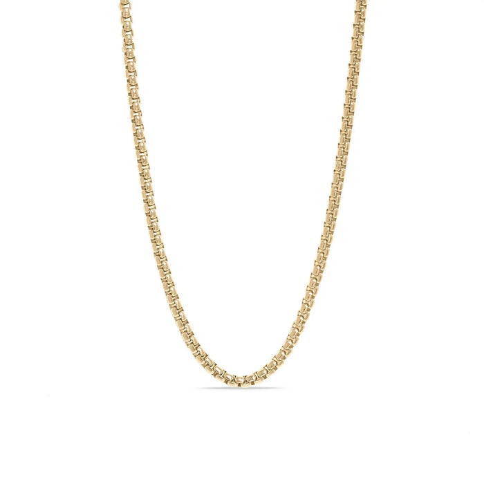 Stainless Steel Rounded Box Chain - LECCE