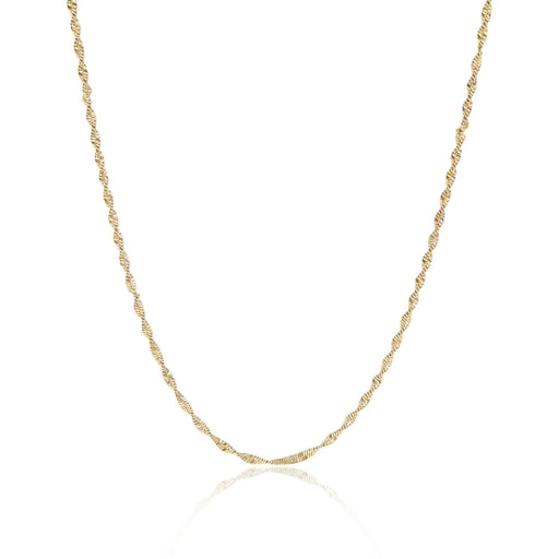 Stainless Steel Singapore Dainty Chain Necklace - LECCE