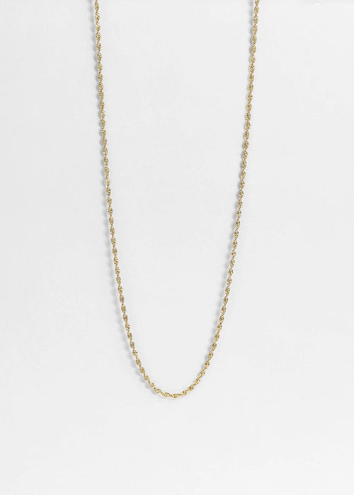 Stainless Steel Singapore Dainty Chain Necklace - LECCE