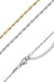 Stainless Steel Singapore Dainty Chain Necklace - LECCE