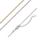 Stainless Steel Singapore Dainty Chain Necklace - LECCE