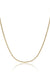 Stainless Steel Twisted Round Link Chain Necklace - LECCE