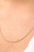 Stainless Steel Twisted Round Link Chain Necklace - LECCE