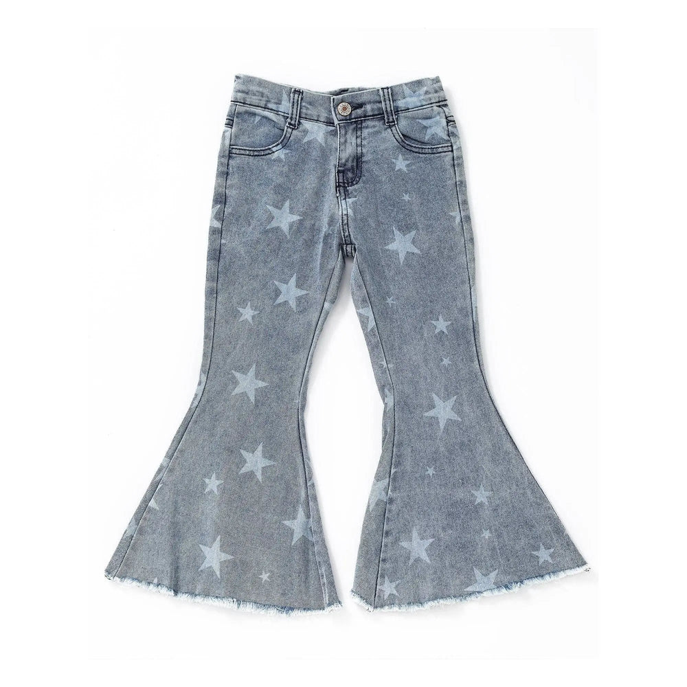 Stars Girls Flare Jeans - LECCE
