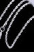 Sterling Silver 3MM Rope Chain Necklace - LECCE