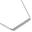 Sterling Silver Bar Necklace - LECCE