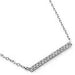 Sterling Silver Bar Necklace - LECCE