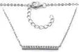 Sterling Silver Bar Necklace - LECCE
