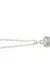 Sterling Silver Curly Heart Necklace - LECCE
