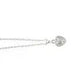 Sterling Silver Curly Heart Necklace - LECCE