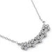 Sterling Silver Flowers Necklace - LECCE