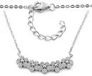 Sterling Silver Flowers Necklace - LECCE
