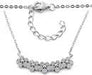 Sterling Silver Flowers Necklace - LECCE