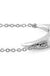 Sterling Silver Half Moon Necklace - LECCE