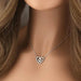 Sterling Silver Heart Paw Necklace - LECCE