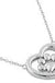 Sterling Silver Heart Paw Necklace - LECCE
