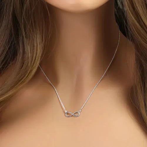 Sterling Silver Infinity Sign Necklace - LECCE