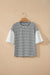 Striped & Floral Patchwork Blouse - LECCE