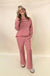 Striped Long Sleeve Top & Lounge Pants - LECCE