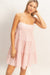 Striped Sleeveless A - line Dress - LECCE