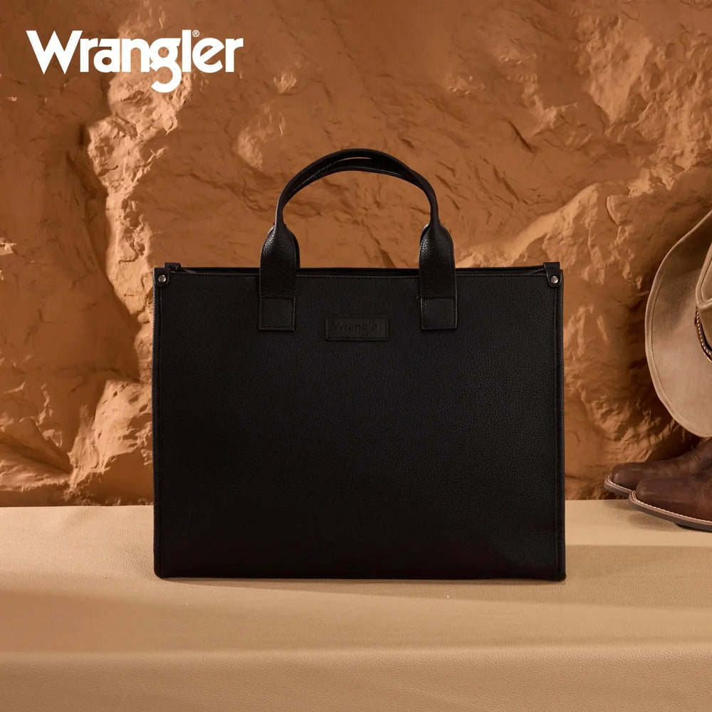 Structured Wrangler Work Tote with Pouch - LECCE