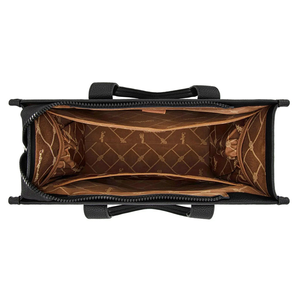 Structured Wrangler Work Tote with Pouch - LECCE