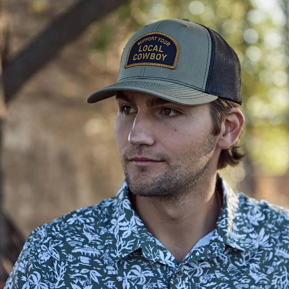 Support Your Local Cowboy Trucker Hat - LECCE