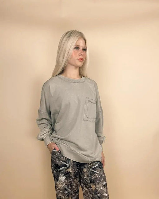 Sweatshirt with pockets - LECCE