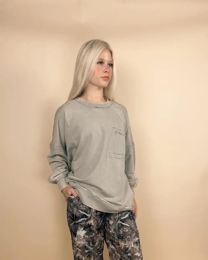 Sweatshirt with pockets