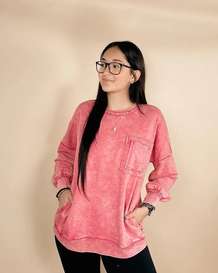 Sweatshirt with pockets - LECCE