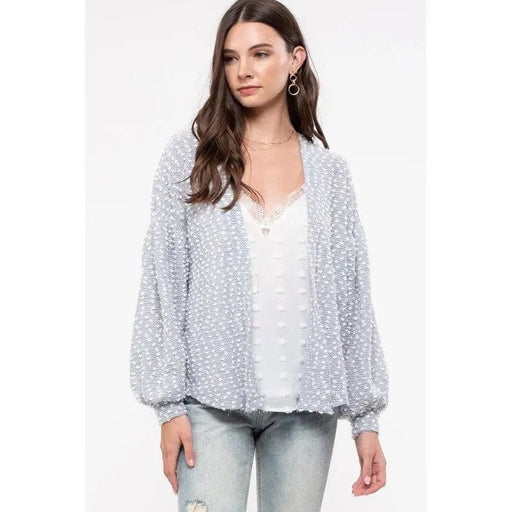 Swiss Dot Knit Cardigan - LECCE