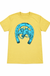 Teal horseshoe t-shirt centered smaller on pure white background