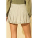Tease Me Plaid Pleated Skater Mini Skirt - LECCE