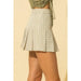 Tease Me Plaid Pleated Skater Mini Skirt - LECCE