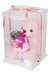 Teddy Bear with Rose Bouquet LED Light - Up Gift Box - LECCE