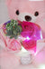 Teddy Bear with Rose Bouquet LED Light - Up Gift Box - LECCE