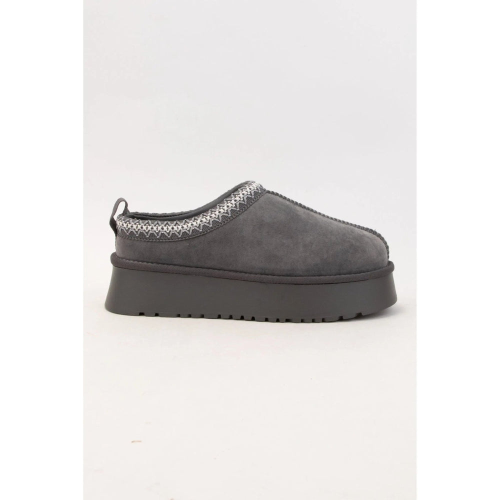 Tessa Artisan Binding Cuff Platform Cozy Slipper - LECCE