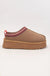 Tessa Artisan Binding Cuff Platform Cozy Slipper - LECCE