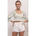 Textured dot Top - LECCE