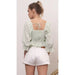 Textured dot Top - LECCE