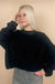 Textured Knit Drop Shoulder Sweater - LECCE