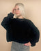 Textured Knit Drop Shoulder Sweater - LECCE