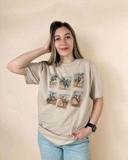 The Bronc Rider T-shirt - LECCE
