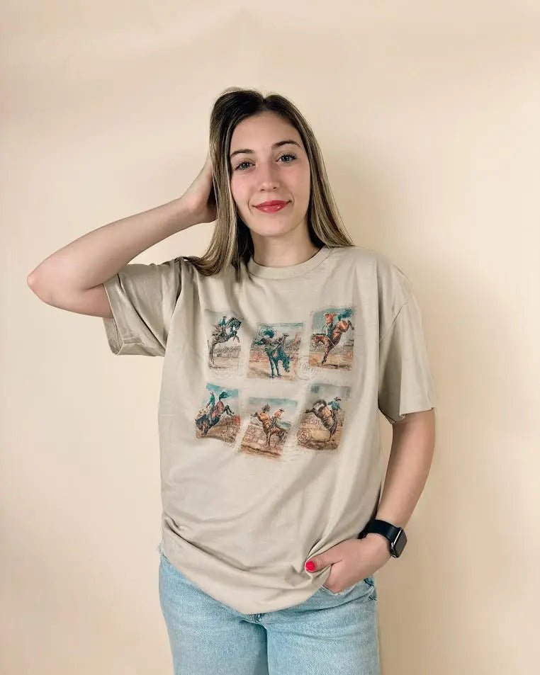 The Bronc Rider T-shirt - LECCE