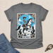 The Cowboy Tarot Card T-shirt flat lay