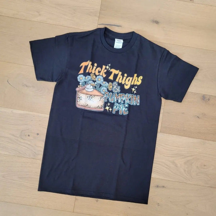 Thick Thighs & Pumpkin Pie Tee - LECCE