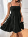 Thin Suspender Versatile Textured Dress - LECCE