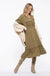 Tiered Hem Midi Dress - LECCE