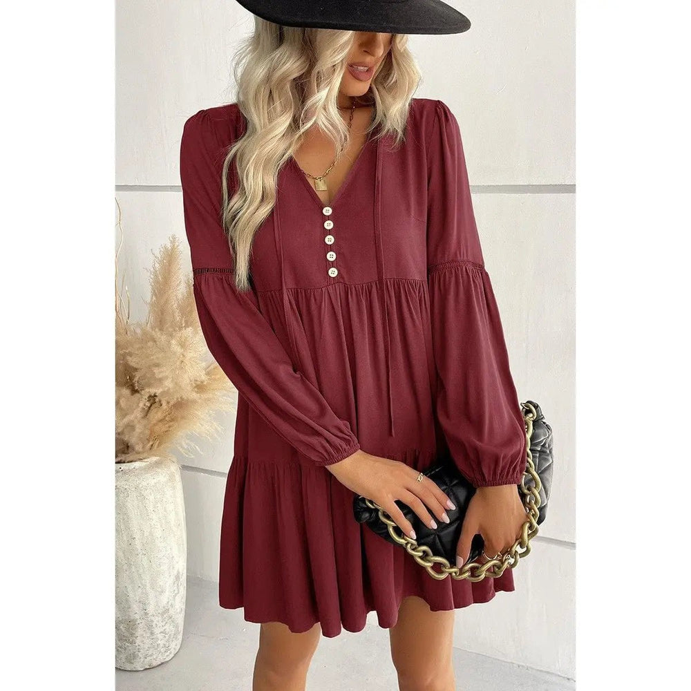Tiered Mini Dress - LECCE